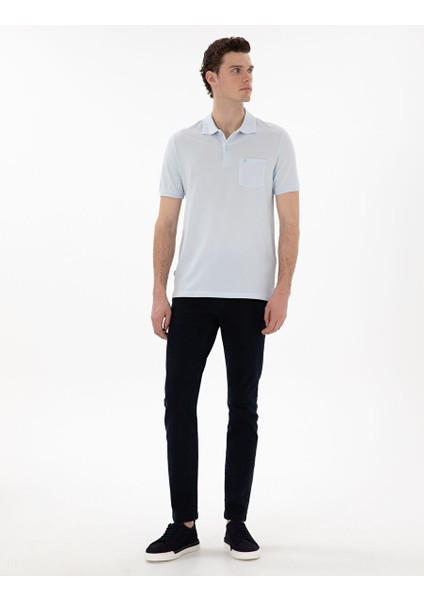 Açık Mavi Regular Fit Basic Tişört
