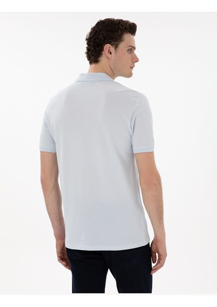 Açık Mavi Regular Fit Basic Tişört