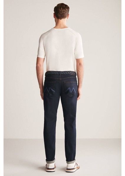 Slim Fit Lacivert 5 Cepli Denim Pantolon indirimleri