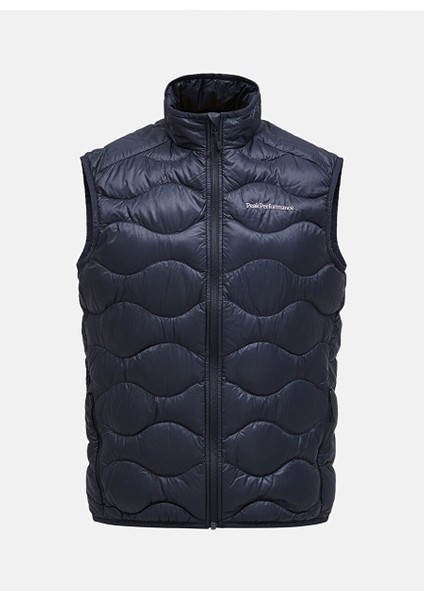 Siyah Erkek Dik Yaka Yelek G79624030_M Helium Down Vest