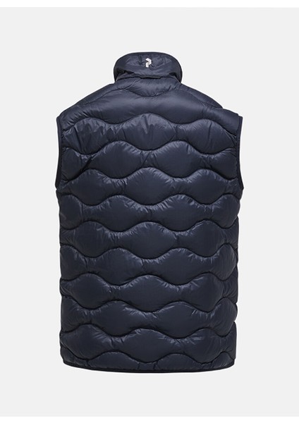 Siyah Erkek Dik Yaka Yelek G79624030_M Helium Down Vest