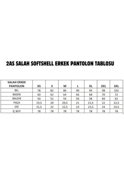 Salah Erkek Softshell Pantolon
