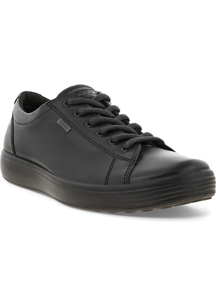 Siyah Erkek Deri Sneaker Soft 7 M