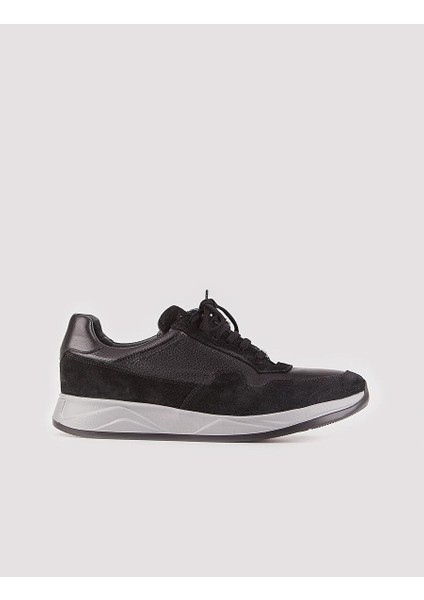 Siyah Erkek Deri Sneaker 25584