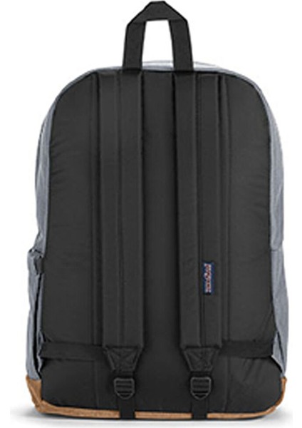 EK0A5BAPN601 Right Pack Koyu Gri Deri Unisex Sırt Çantası
