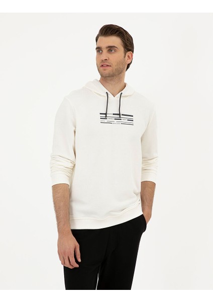 Ekru Regular Fit Sweatshirt