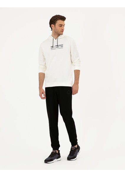 Ekru Regular Fit Sweatshirt