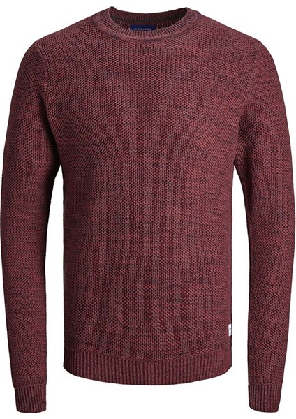 Fame Knit O Yaka Erkek Kırmızı Kazak