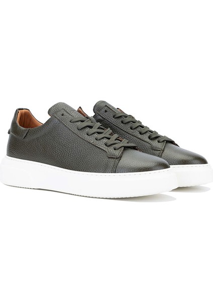 Erkek Hakiki Deri Yeşil Sneakers & Spor Ayakkabı indirimleri