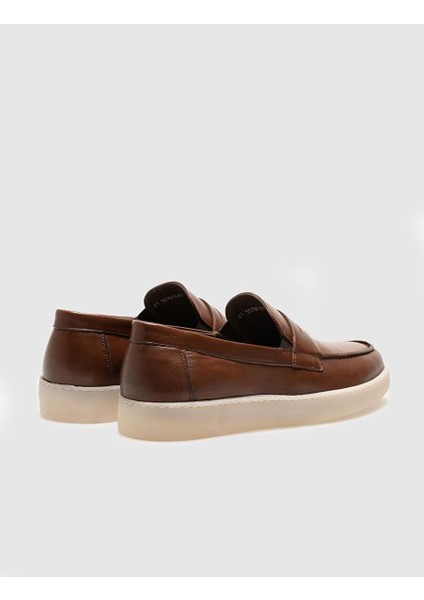 Taba Erkek Deri Loafer 121027