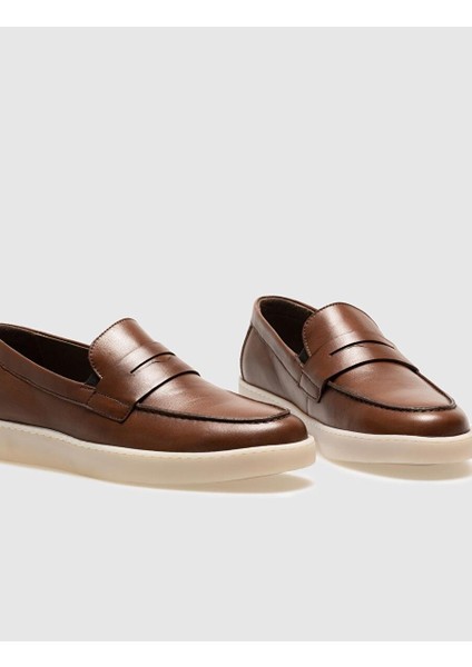 Taba Erkek Deri Loafer 121027