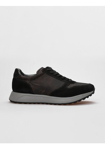 Siyah Erkek Süet Sneaker 29435