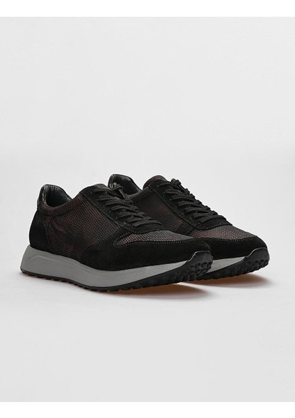 Siyah Erkek Süet Sneaker 29435