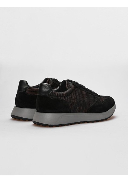 Siyah Erkek Süet Sneaker 29435