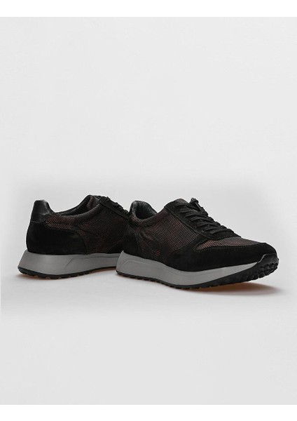 Siyah Erkek Süet Sneaker 29435