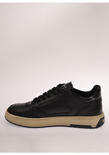 Siyah Erkek Deri Sneaker 27770 fırsatları