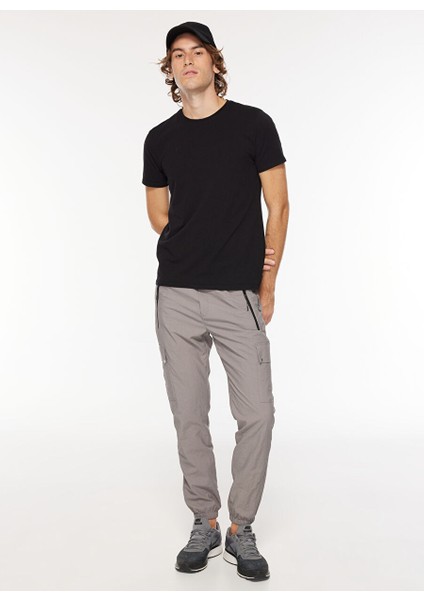 Gmg Fırenze Standart Bel Normal Paça Slim Fit Gri Erkek Pantolon ZR23MSS01019