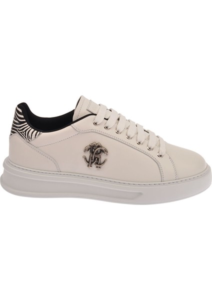 Beyaz Erkek Deri Sneaker 27775