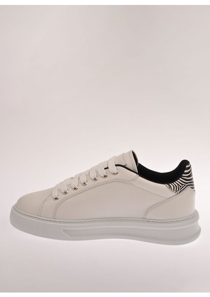 Beyaz Erkek Deri Sneaker 27775 fırsatları