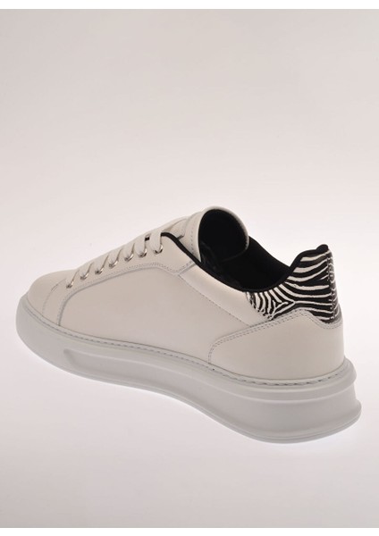 Beyaz Erkek Deri Sneaker 27775 indirimleri
