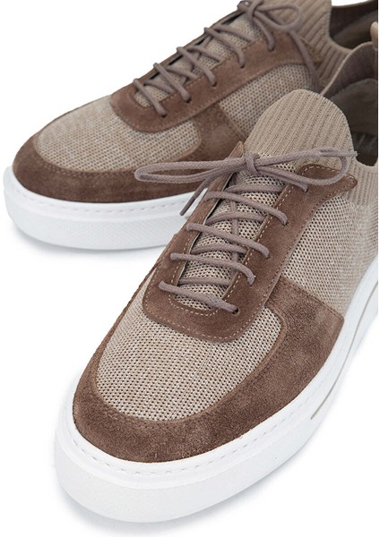 Erkek Deri & Tekstil Vizon Sneakers & Spor Ayakkabı