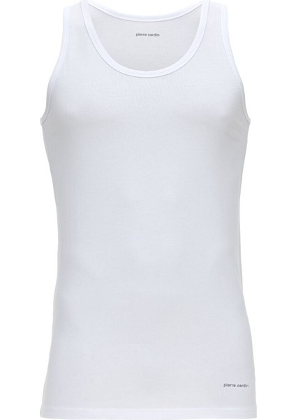 Beyaz Pamuklu Atlet Boxer Set