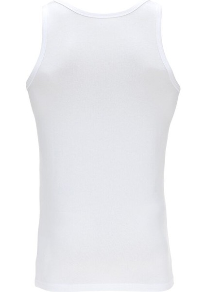 Beyaz Pamuklu Atlet Boxer Set