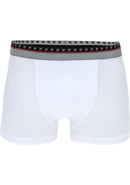Beyaz Pamuklu Atlet Boxer Set