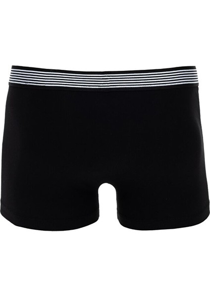 Siyah Pamuk Modal Tekli Boxer