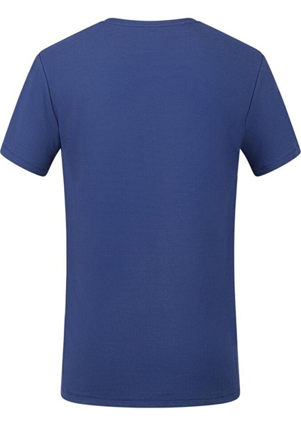 Kalei Sıfır Yaka T-Shirt Lacivert