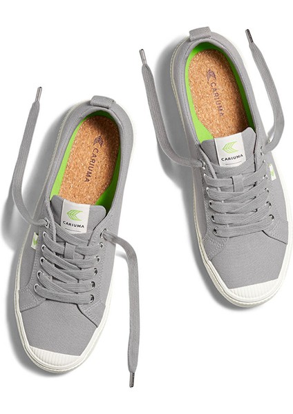 100103G20M - Oca Low Canvas Sneaker Açık Gri Erkek Günlük Spor Ayakkabı modelleri