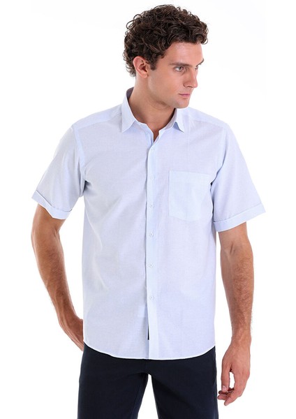 Mavi Comfort Fit Kareli Pamuklu Slim Yaka Kısa Kollu Klasik Gömlek fiyatları