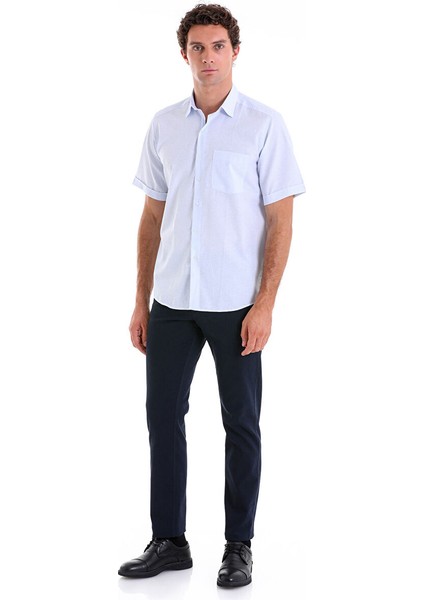 Mavi Comfort Fit Kareli Pamuklu Slim Yaka Kısa Kollu Klasik Gömlek fırsatları