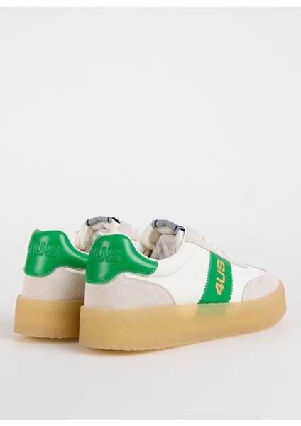 Beyaz-Yeşil Erkek Sneaker Mark 100