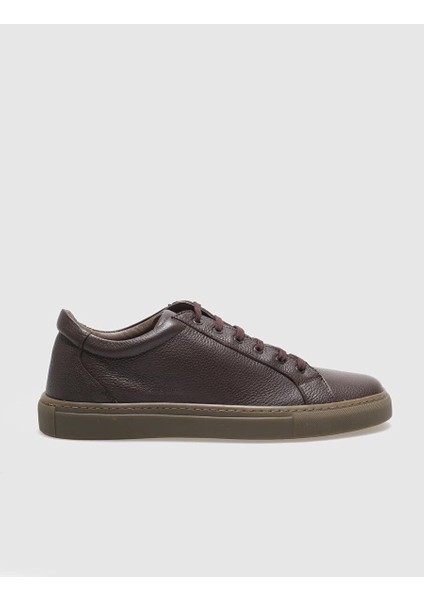 Siyah Erkek Deri Sneaker 121208