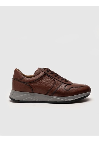 Taba Erkek Deri Sneaker 25632
