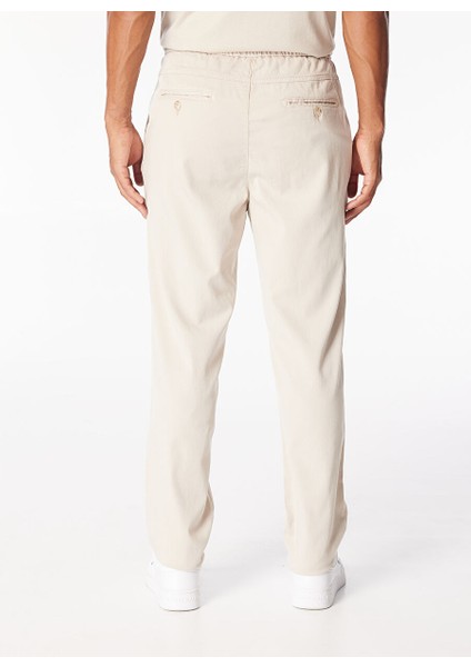 Gmg Fırenze Standart Bel Normal Paça Regular Fit Bej Erkek Pantolon ZR24MSS01054