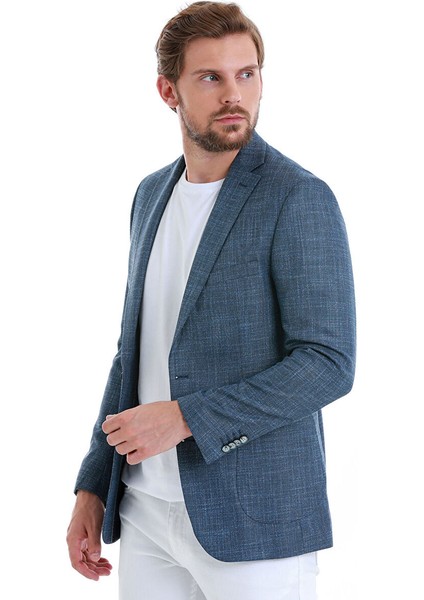Mavi Comfort Fit Mono Yaka Klasik Ceket modelleri