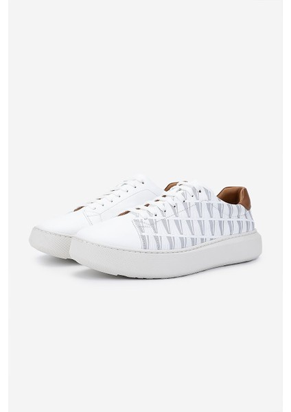 Siyah Erkek Deri Sneaker 1093 2570 Erk Ayk SK24-25