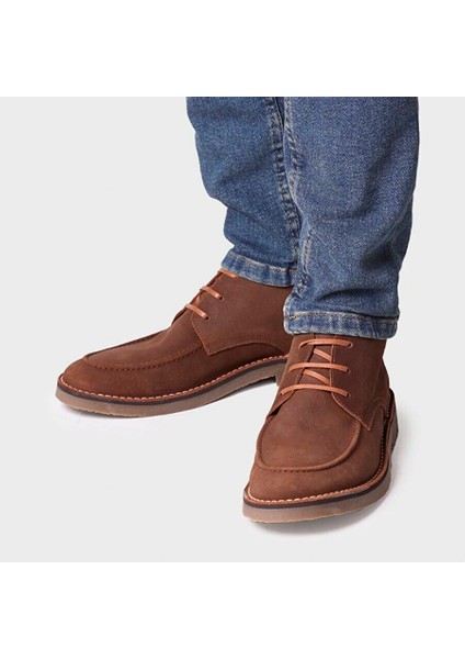 Erkek Bot James-Sw Toni Pons Ankle Boot In Suede In Brown (Marron)