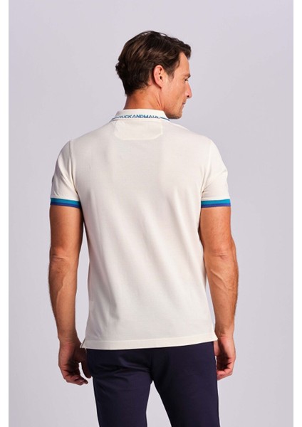 Kırık Beyaz Erkek Polo Tişört modelleri