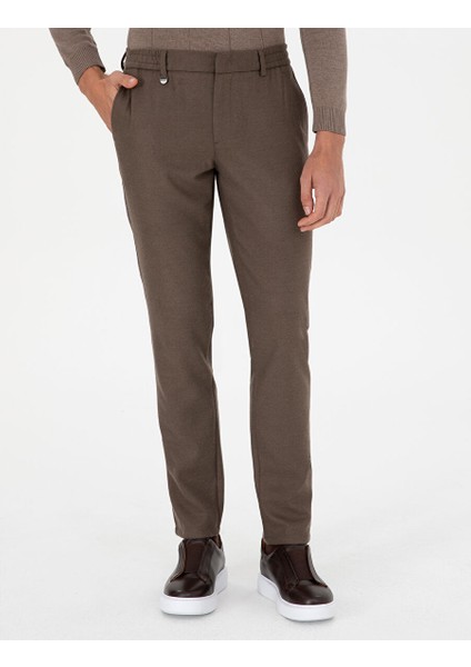 Kahverengi Ex. Slim Fit Kumaş Pantolon fiyatları