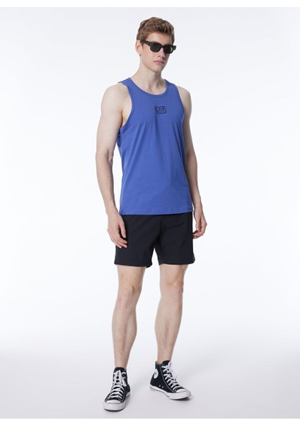 Gmg Fırenze Siyah Erkek Lastikli Regular Fit Şort GU24MSS09011