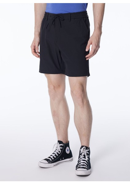 Gmg Fırenze Siyah Erkek Lastikli Regular Fit Şort GU24MSS09011