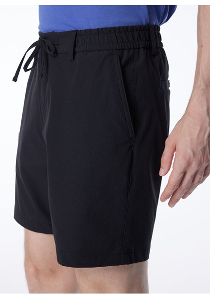 Gmg Fırenze Siyah Erkek Lastikli Regular Fit Şort GU24MSS09011
