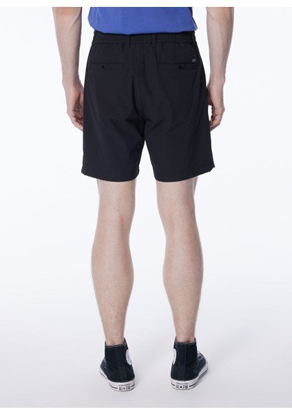 Gmg Fırenze Siyah Erkek Lastikli Regular Fit Şort GU24MSS09011