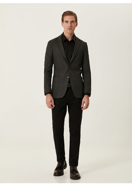 Slim Fit Siyah Erkek Ceket 1089655