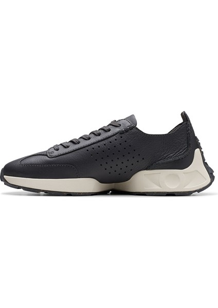 Siyah Erkek Deri Sneaker Craft Speed