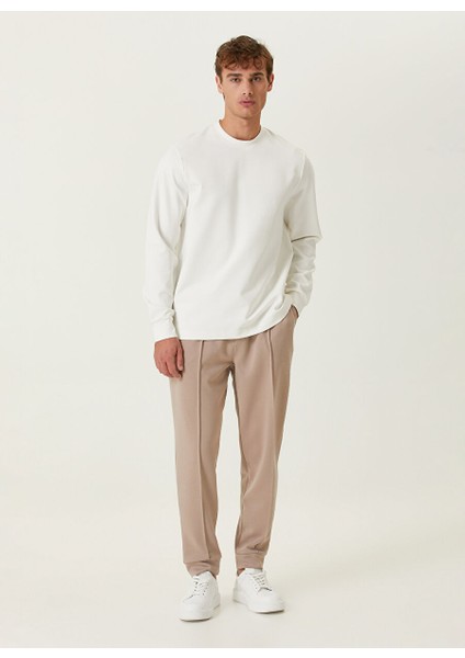 Normal Bel Slim Fit Taş Erkek Eşofman Altı 1089457