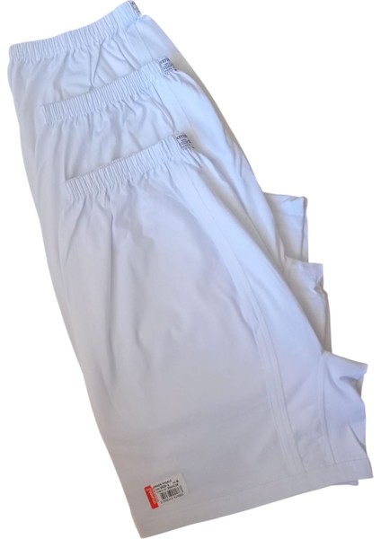 Erkek Paçalı Külot Arjantin 3'lü Avantajlı Paket %100 Pamuklu Cotton Beyaz Regular Geniş Kalıp Pabc1-1